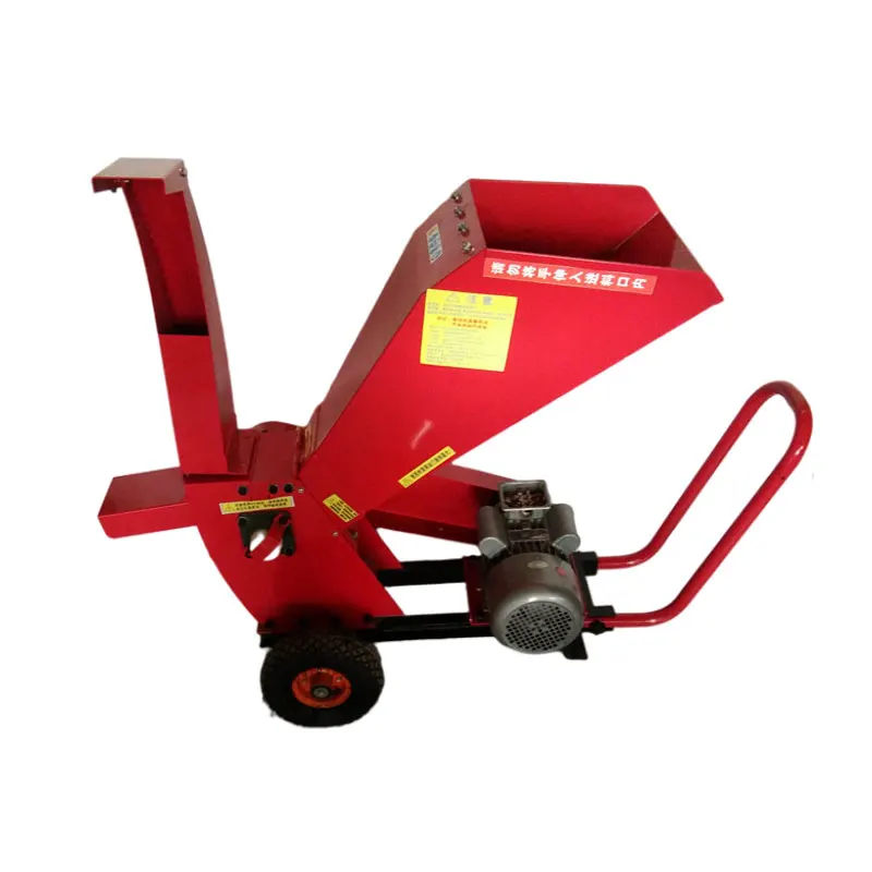 

2025Hot Sale Tree Branch Crusher Electric 3 Blades Industrial Wood Shredder Chipper
