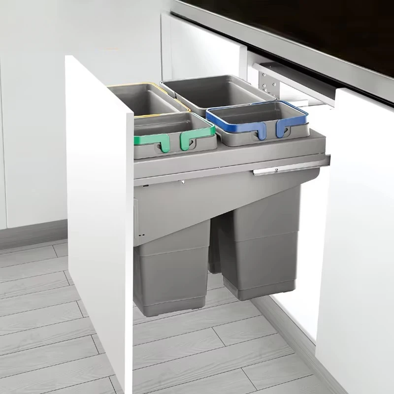 Garage Can Trash Bin Pull Out Waste Drawer: A Seamless Kitchen Upgrade thumbnail