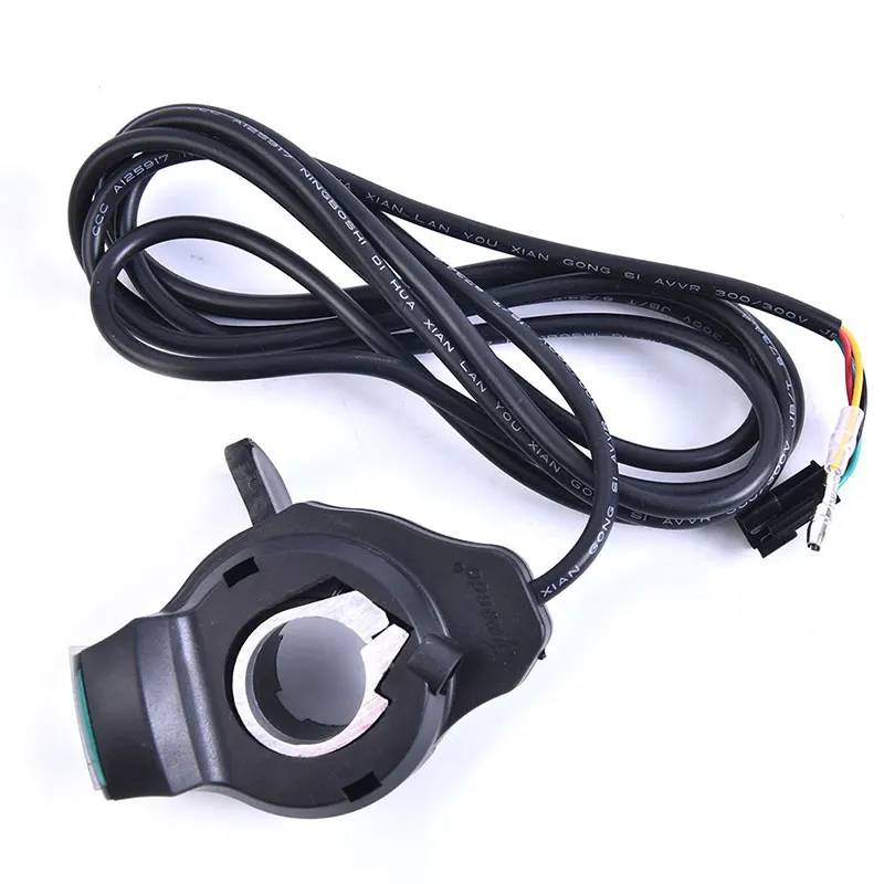 Speed Control Handle, Throttle Valve Handle E-Bike Thumb Throttle LCD Digital Battery Voltage Display Switch Handle Finger