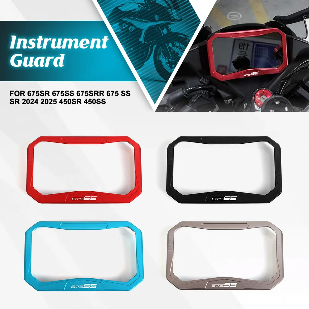 Motorcycle Meter Frame Cover Screen Glare Shield Guard For CFMOTO 675SR 675SS 675SRR 675 SS SR 2024 2025 450SR 450SS Accessories