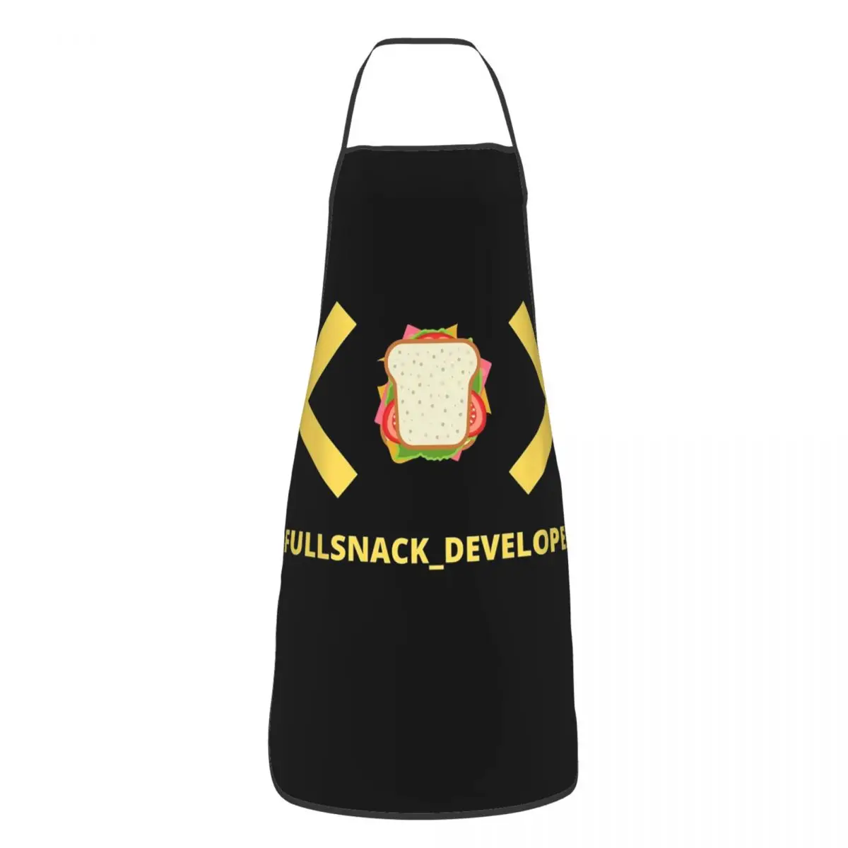 Full Snack Developer Apron Chef Cooking Baking Tablier Waterproof Bib Kitchen Cleaning Pinafore for Women Men Gardening