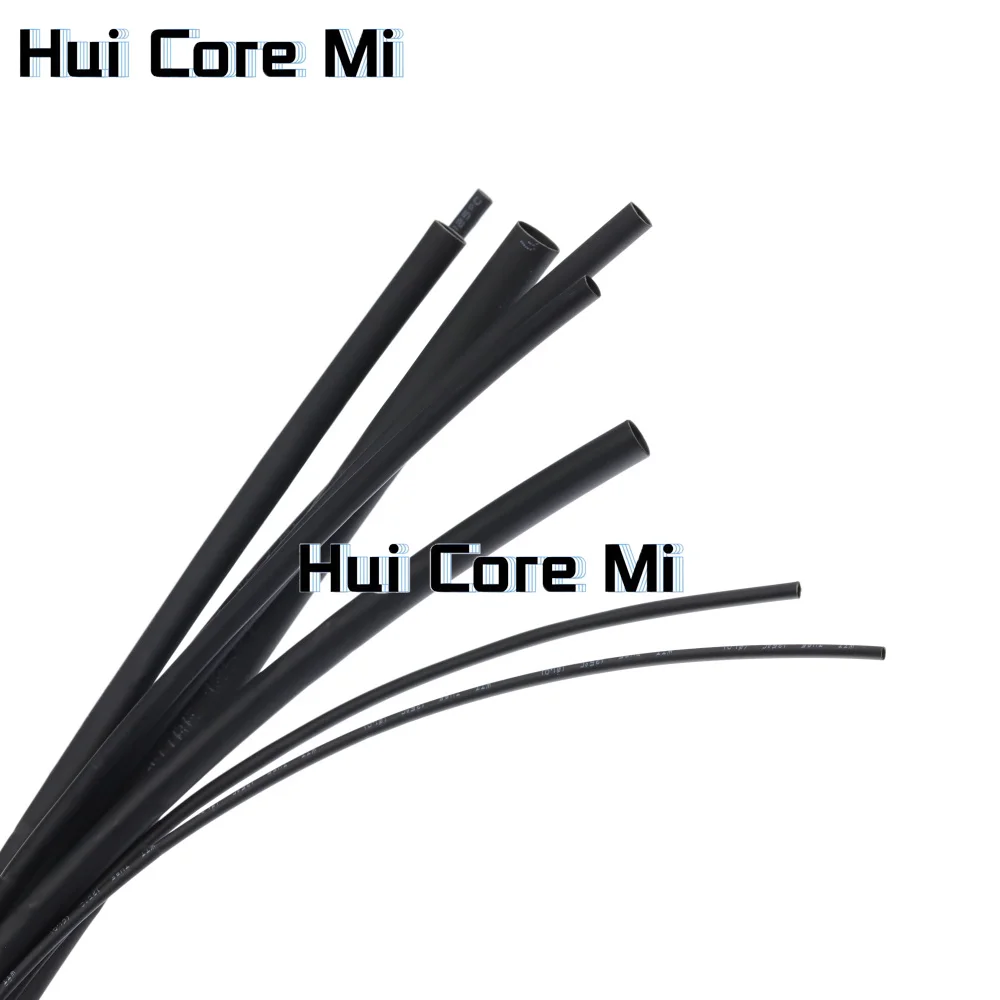 أنبوب أسود ينكمش بالحرارة ، غلاف عازل ، أنبوب حماية سلكي ، أنبوبان سميك ينكمش بالحرارة ، 100-80 عازل #1