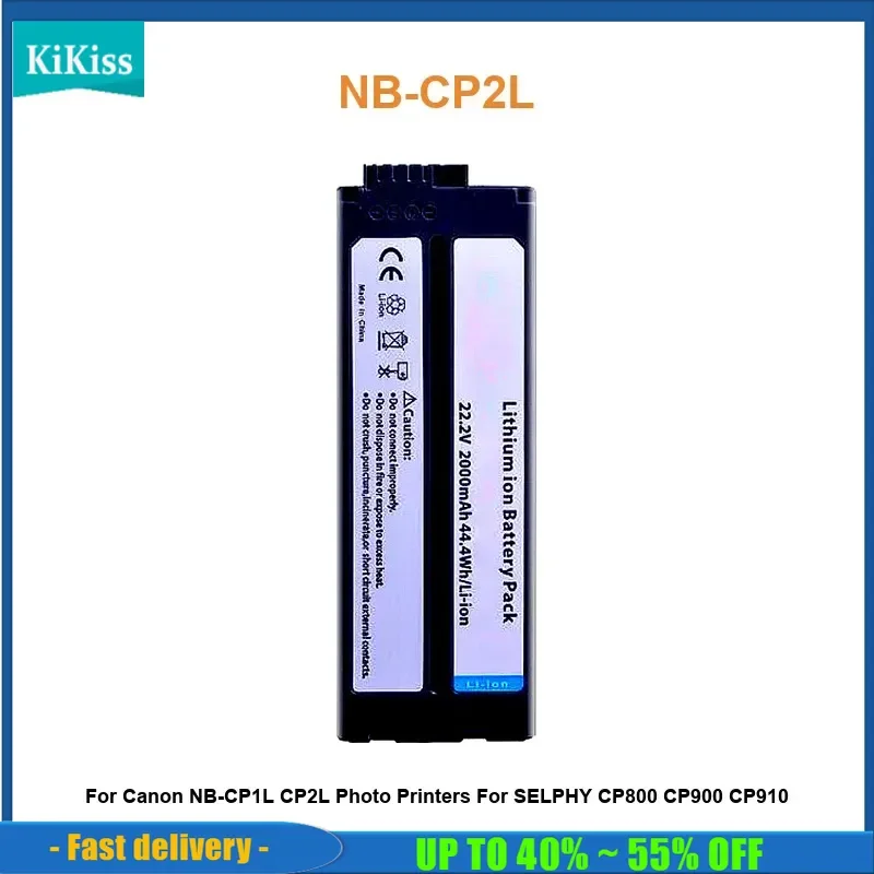 

Аккумулятор для Canon NB-CP1L CP2L для фотопринтеров Canon для SELPHY CP800, CP900, CP910, CP1200, CP100, CP1300 NB-CP2L
