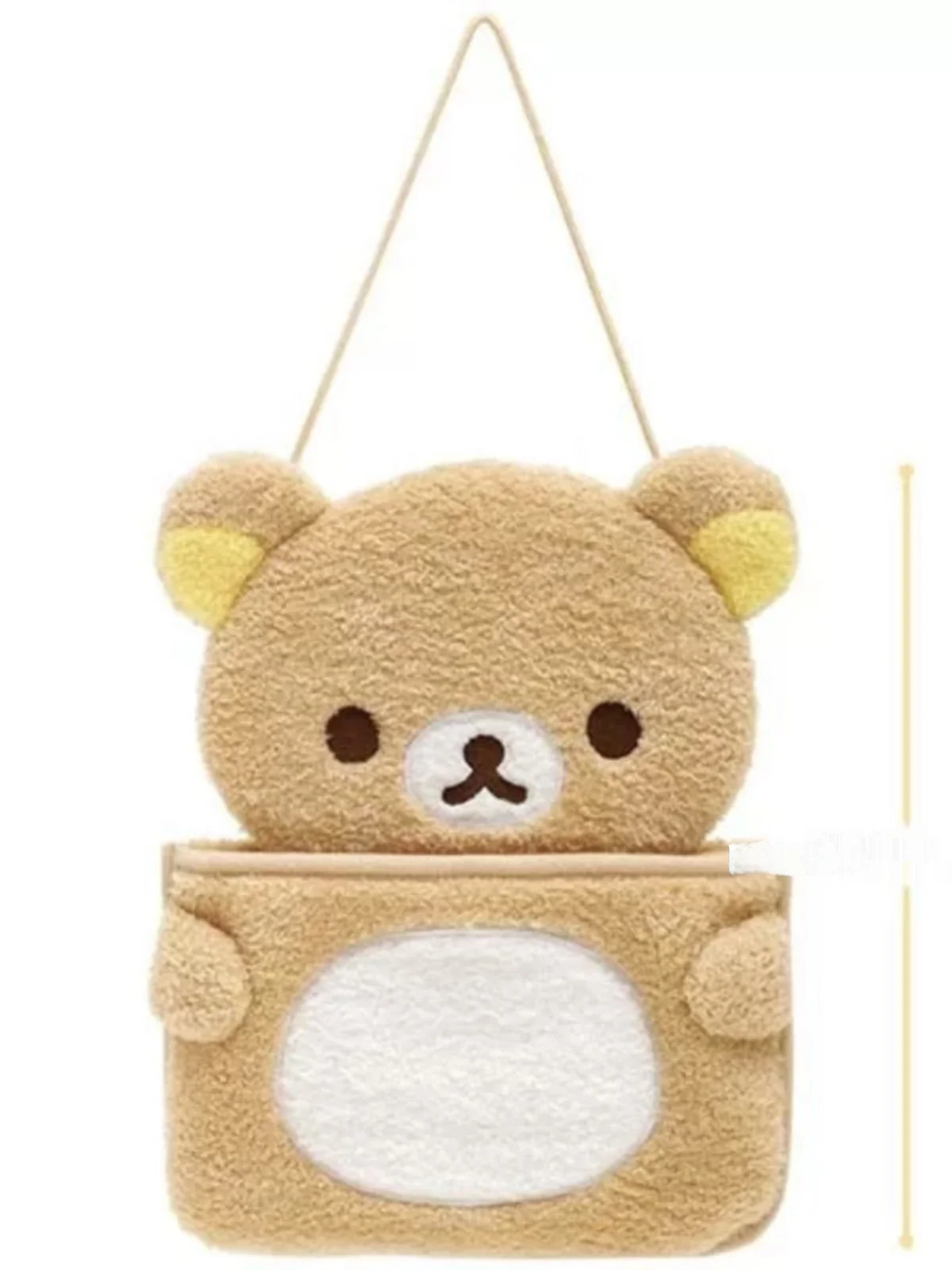 

Настенная сумка для хранения с милым мультяшным медведем, легкий бытовой органайзер для разных предметов, очаровательная сумка с медведем