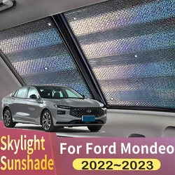 Sunroof Sunshade Suitable For Ford Mondeo 2022 2023 MK5 Car Panoramic Roof 2X Heat Shield Window Sunshade Anti-UV Physical Cool