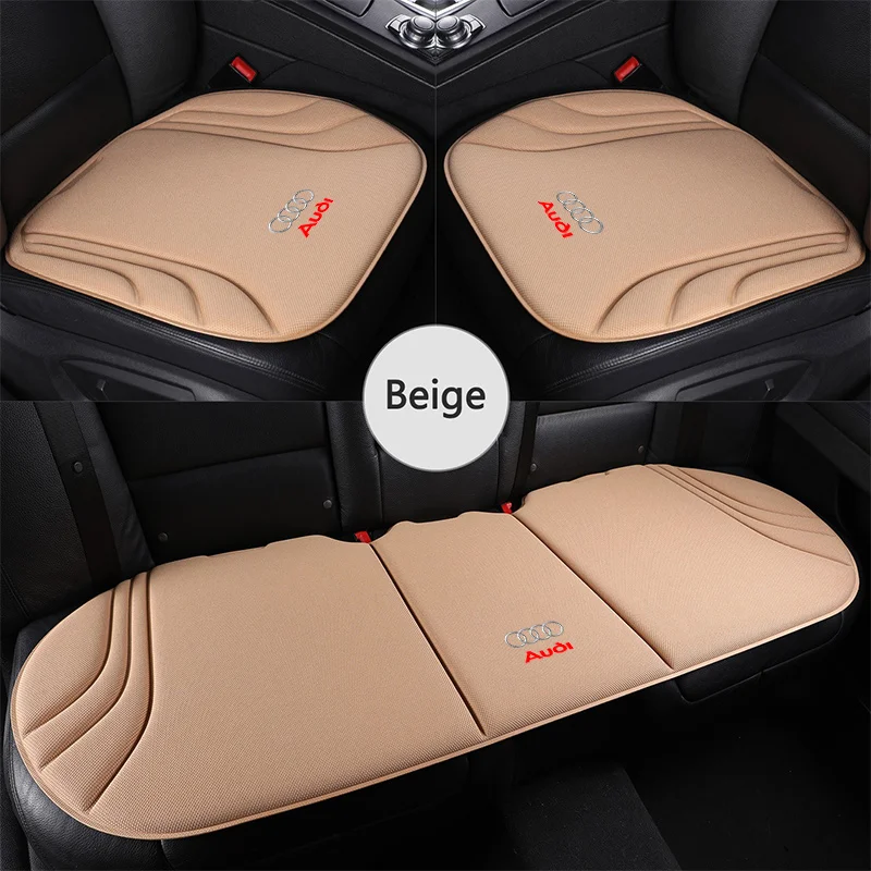 Car Front Rear Seat Cover Anti-Slip Breathable Protection Cushion For Audi Sline TT RS A4 B7 B8 B9 A3 8P A5 A6 C6 C5 C7 A1 A7 A8 view 6