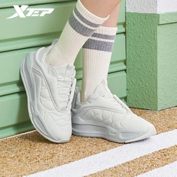 Xtep Skateboarding Shoes For Women 2024 Spring Normcore Soft Vintage Women's Sports Shoes Street Climbing Sneakers 976118310031