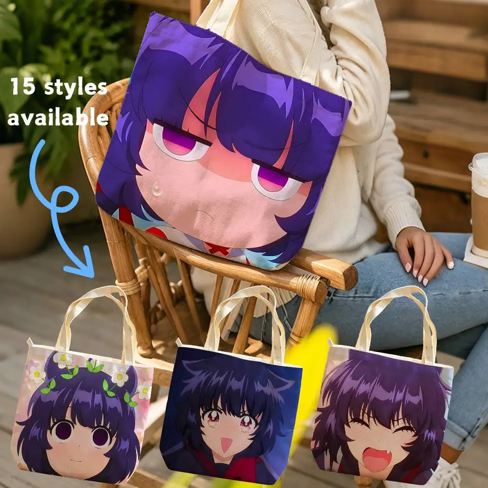 K-Kaiju Girl C-Caramelise Kuroe Waterproof Lined Canvas bags suitable for going to class, shopping, gifts, and commuting