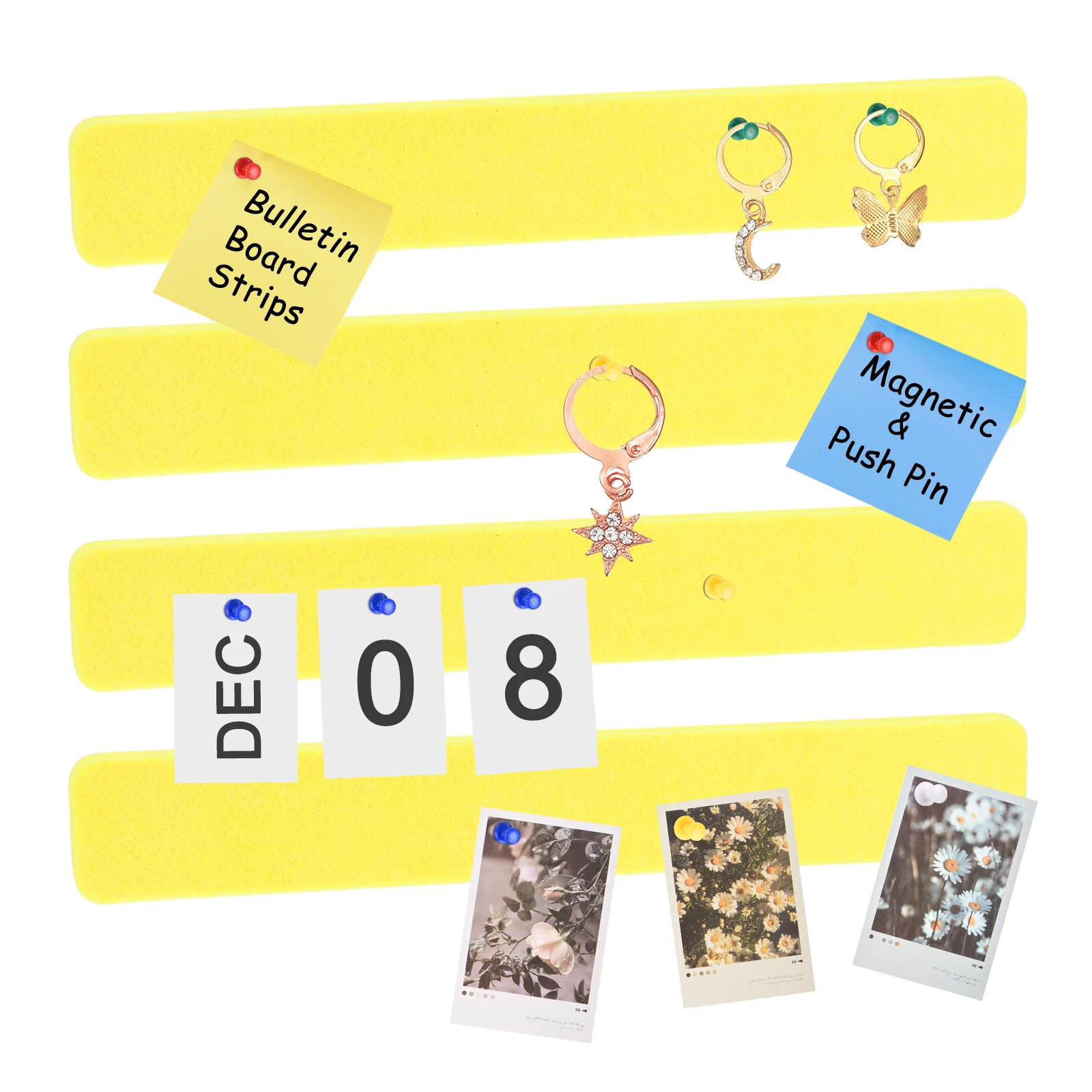 

4 шт., доска объявлений, фетровая доска для булавок, полоски, самоклеящаяся пробковая доска объявлений с кнопками для фотографий, расписаний, заметок