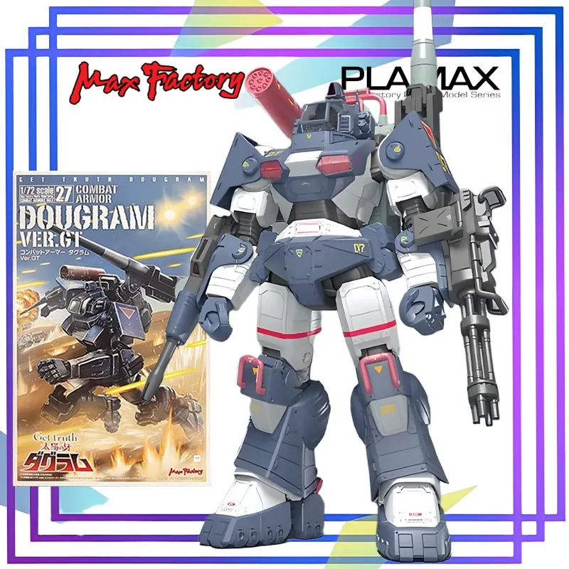 Série PLAMAX originale Max Factory 《Fang of The Sun Dougram Ver. GT》Anime figurine assemblage modèle jouets modèle à collectionner