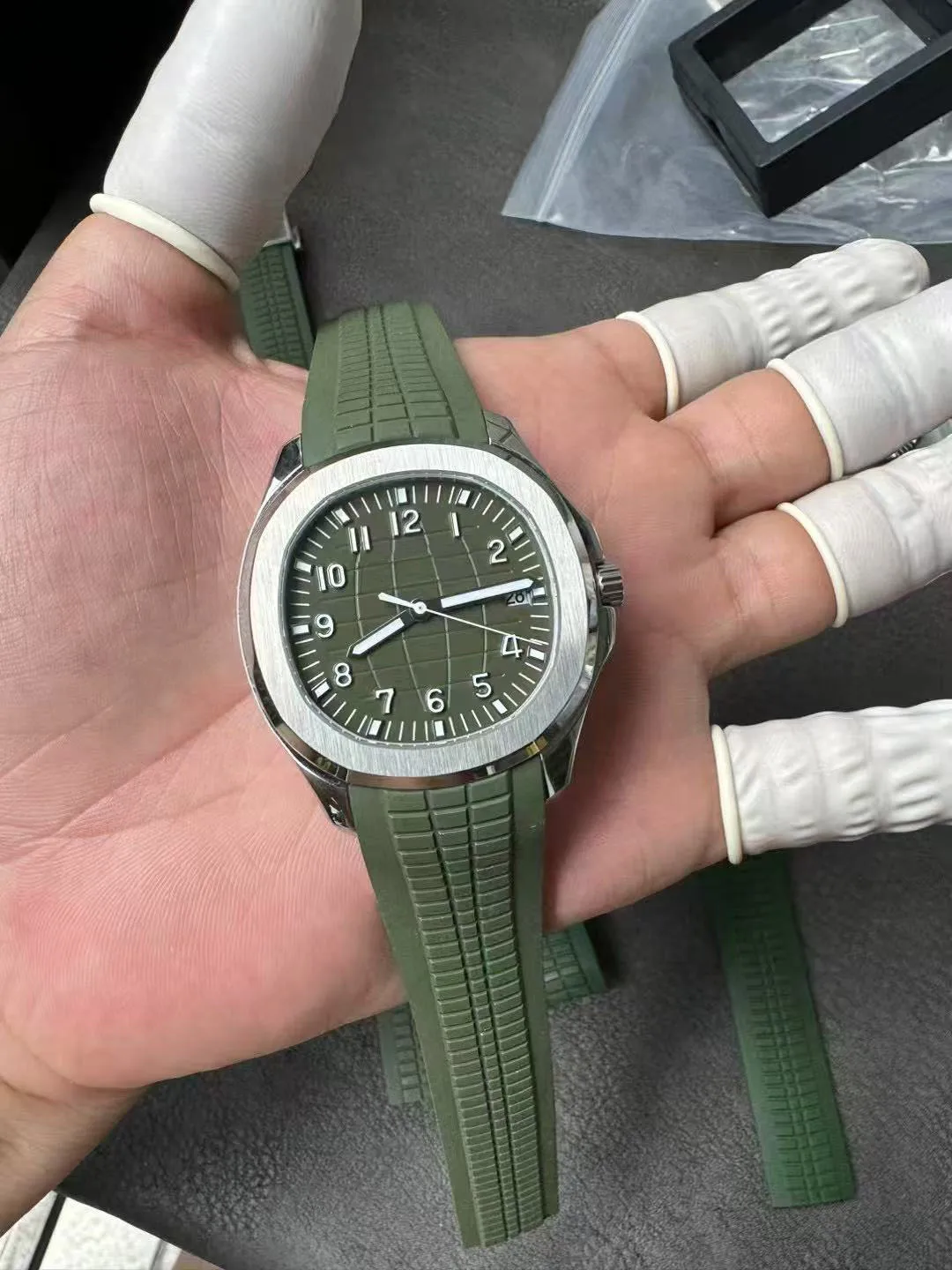 ساعة Lu Best xu عالية الجودة Pa pp tek 5711/5811 40 مللي متر/41 مللي متر 324/330 ميكانيكية أوتوماتيكية أفضل جودة ساعة رجالية باللون الأزرق والرمادي والأبيض