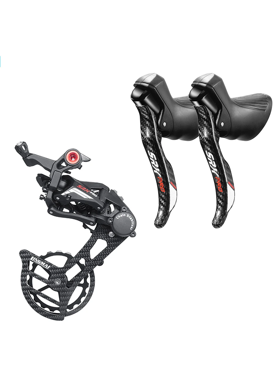 SENSAH carbon fibre SRX PRO 1X11 Speed R/L Shifter Rear