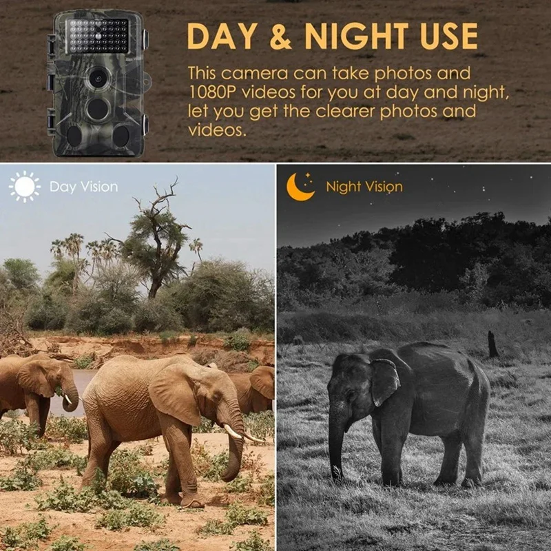 

HC-802A Pro hunt Camera - 24MP 2.7K 0.3s Trigger and IP65 Waterproof HOT SALE