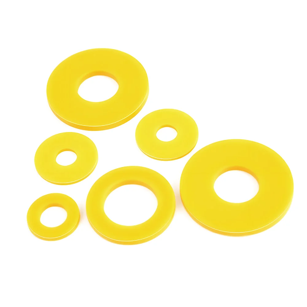 M2M2.5M3M4M5M6M8M10M12M14M16M18M20M22M24 النايلون شقة غسالات البلاستيك ختم جوانات العزل حلقة الفواصل ل المسمار البراغي #6