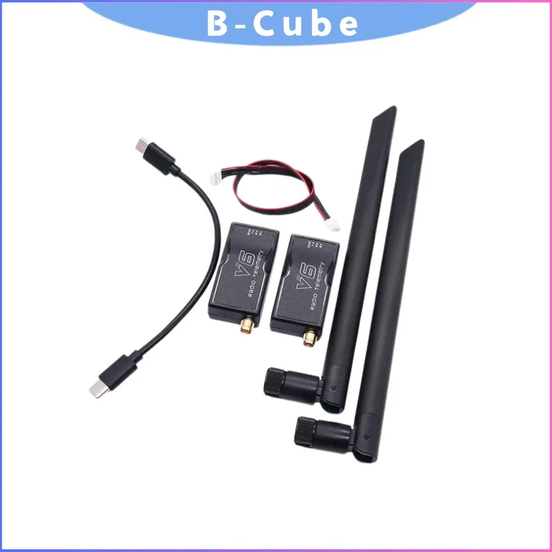 Télémétrie Radio B-CUBE 3DR V6 433MHz 915MHz 100MW 500MW 1000MW, transmetteur de données pour Pixhawk 6C PRO avec câbles OTG