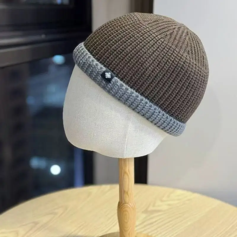 شحن مجاني قبعات إسلامية للرجال ملابس كروشيه متماسكة قبعة كوفي حجاب إسلامي عمامة يهودية صوف قطن شتاء 0788