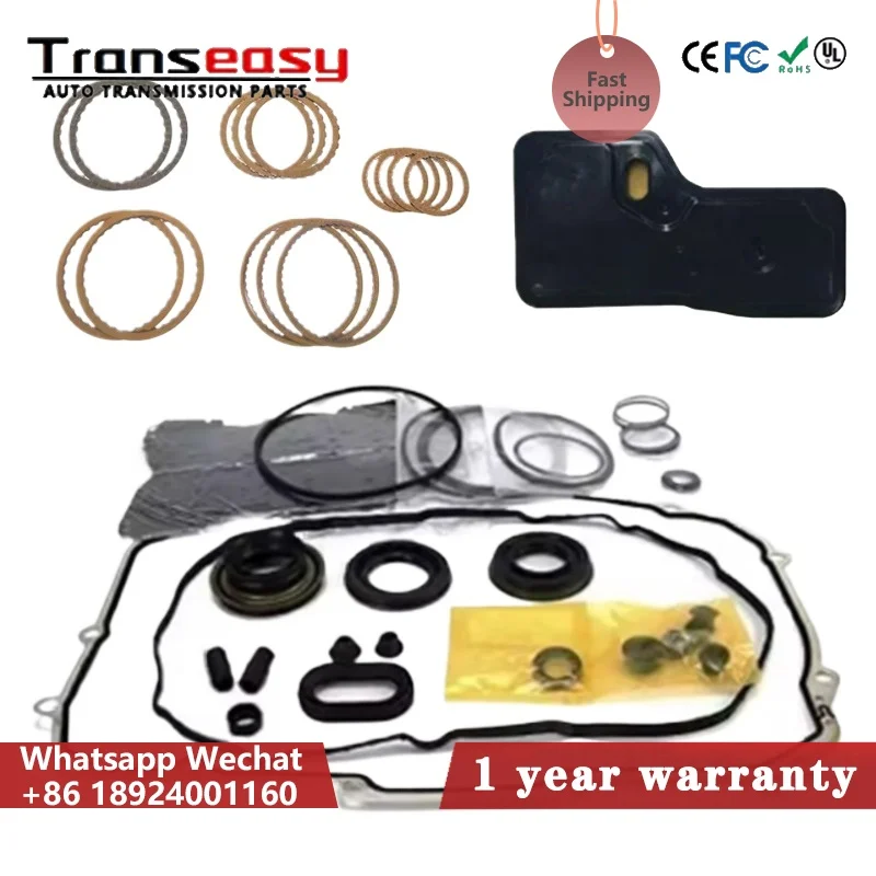 

Комплект для капитального ремонта трансмиссии 6T30E (фрикционный) и новый комплект для восстановления 6T30E, а также масляный фильтр, совместимый с GM 09-Up Buick Chevrolet