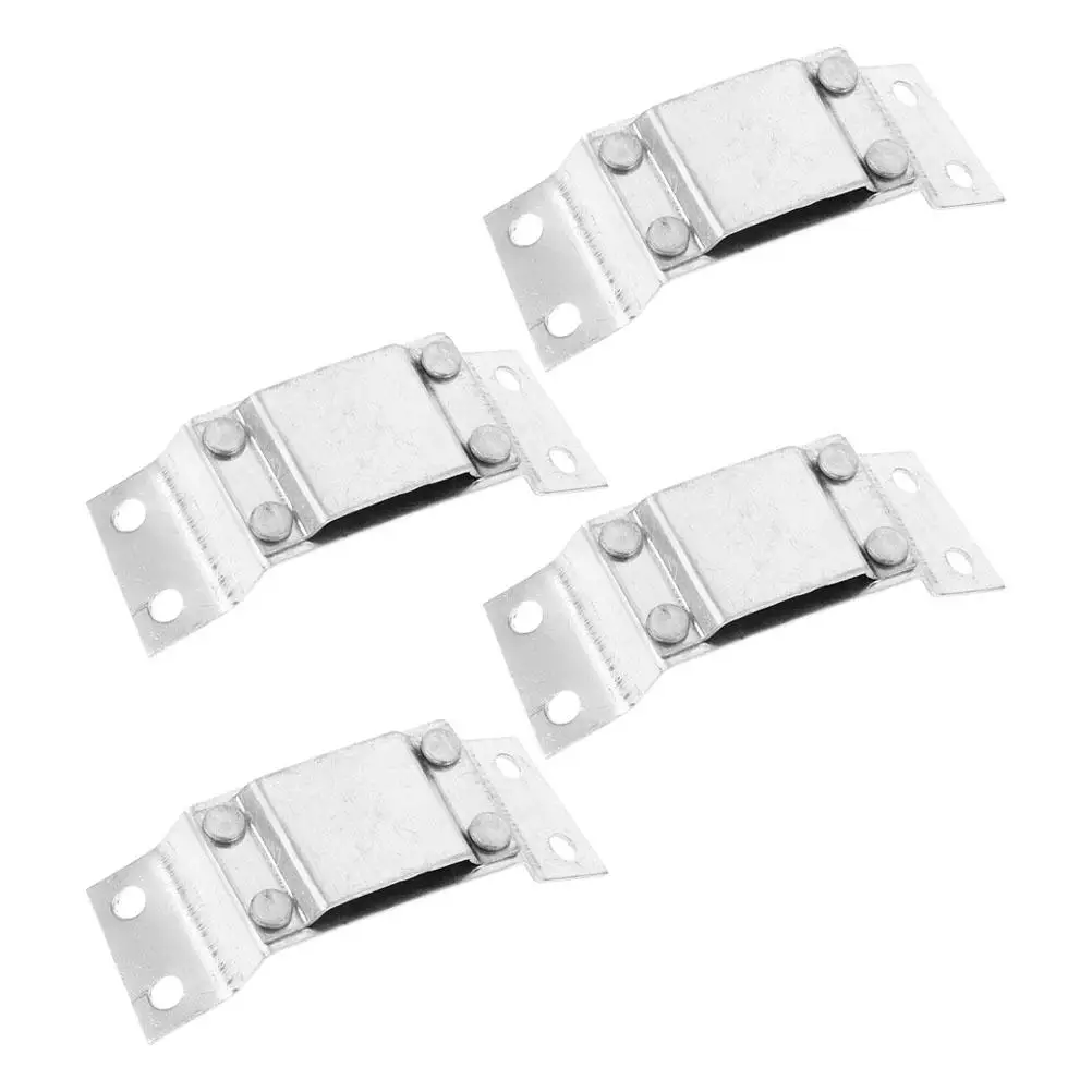 4 Pcs Headlight Fixed Device Flashlight Bracket Safety Buckle Aluminum Alloy Clip Hard Hat Marker