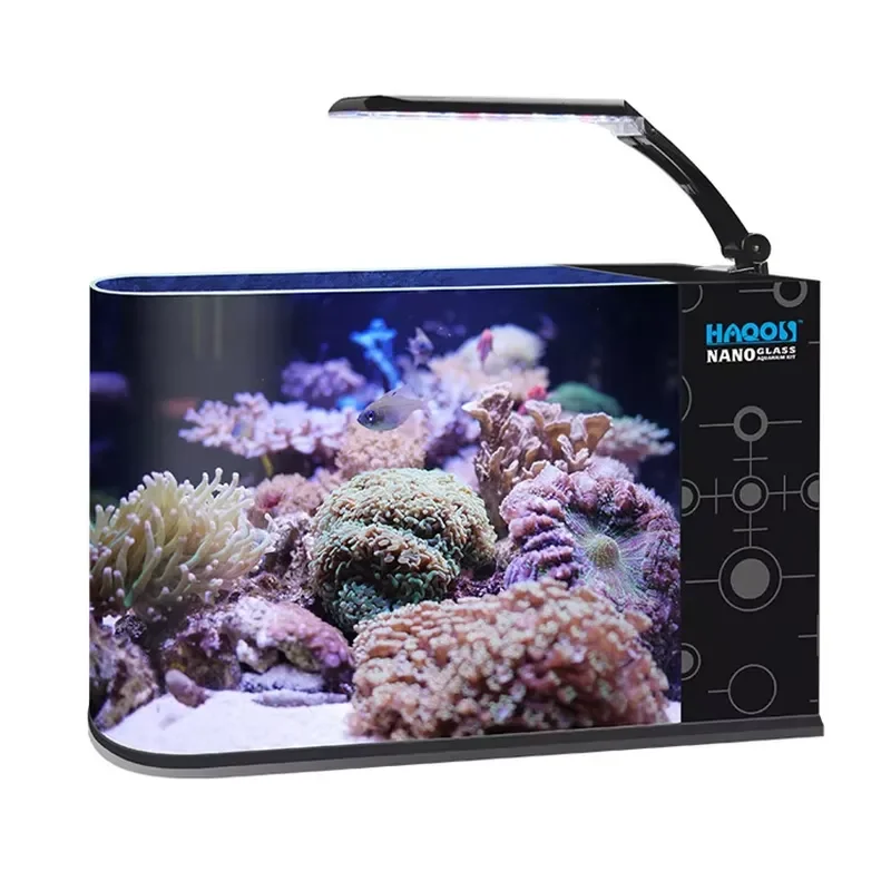 Nano Strip Glass Bullet Box for Marine Fish Aquarium Acuarios Small Aquarium Fish Tank