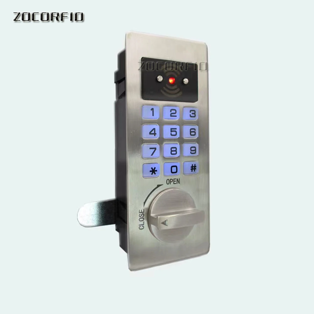 125KHZ RFID EM card Temporary or fixed password RFID keys Cabinet Door Electric Lock Assembly Solenoid FOR Drawer/Sauna Lock