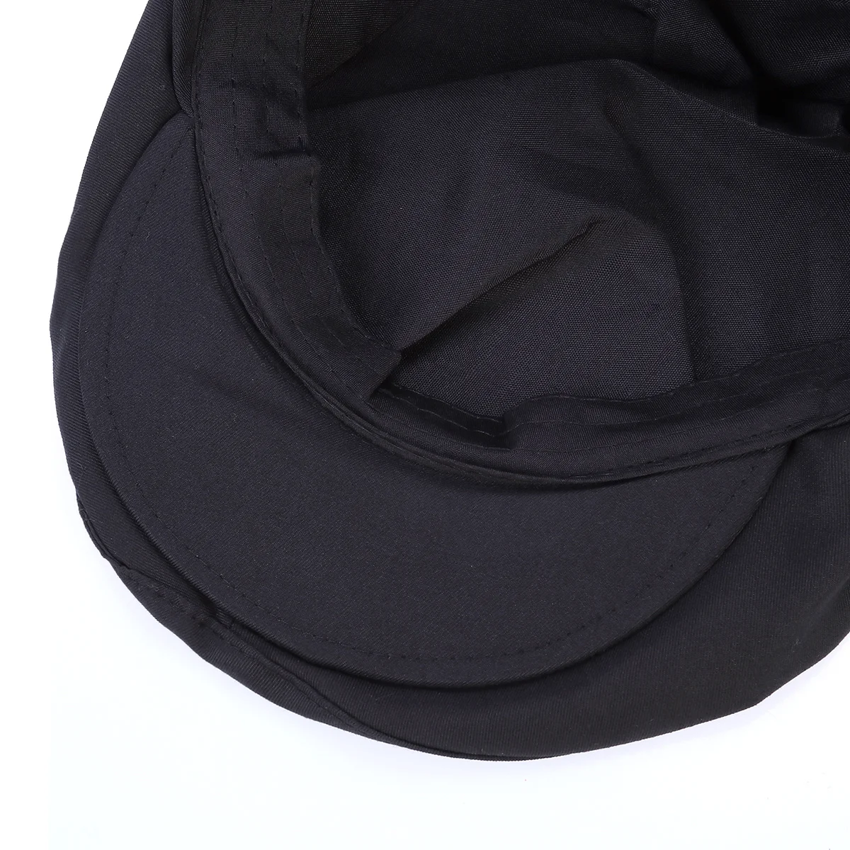Hat Breathable Comfortable Cooking Cap For Restaurant Hotel Waiter Cap Kitchen Staff Uniform Workwear Black