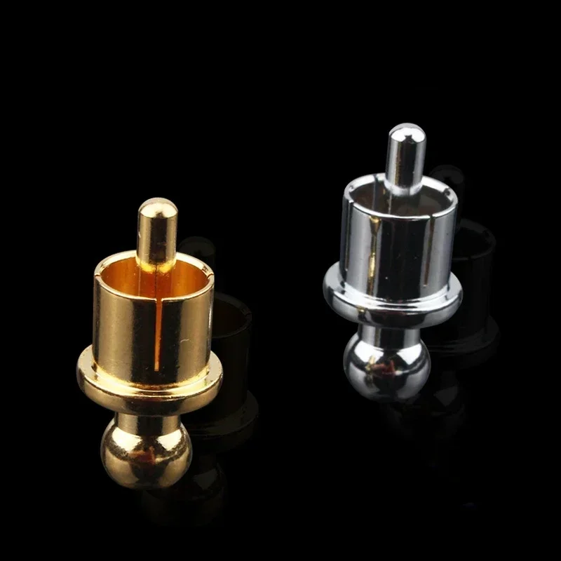 RCA Cap Protector Dust Proof Brass Rhodium & Gold Plated Audiophile Shielding Cap RCA Jack Cover Socket