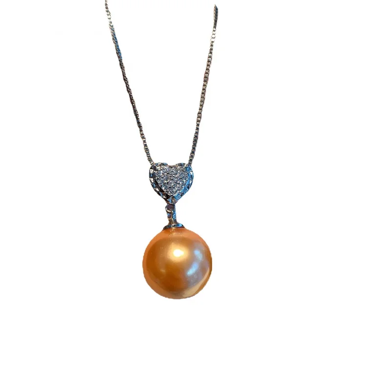 Australian Mother-of-Pearl Pendant Necklace for Women Wholesale Personality Minimalist Style Gold Pearl Necklace Bone Chain for