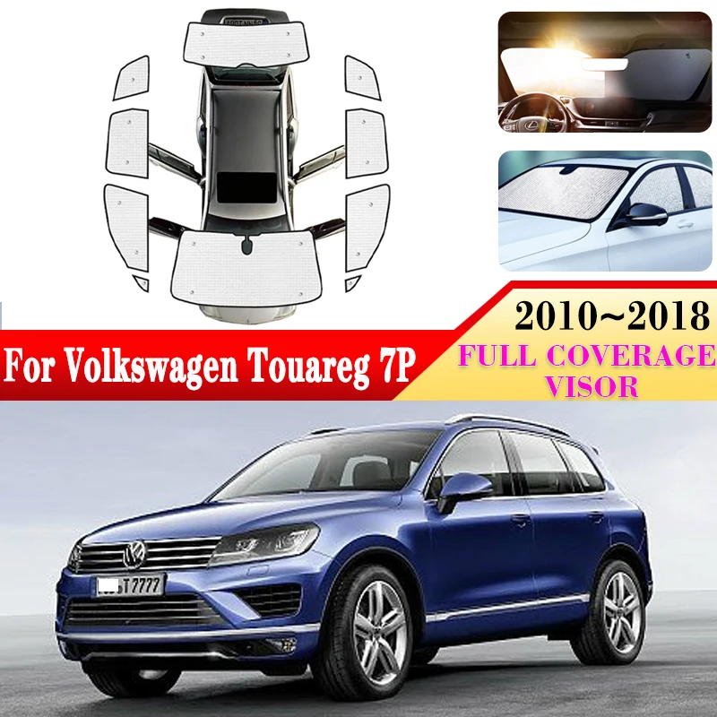 

Car Anti-UV Sun Visors For Volkswagen VW Touareg 7P 2010-2018 Auto Windshield Sunshades Side Window Visors Covers Accessories