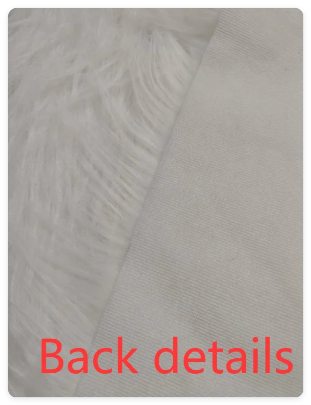 12CM Luxurious & Soft Faux Fur Fabric - Ideal for DIY Sewing, Cosplay, Doll Making & Home Decoration