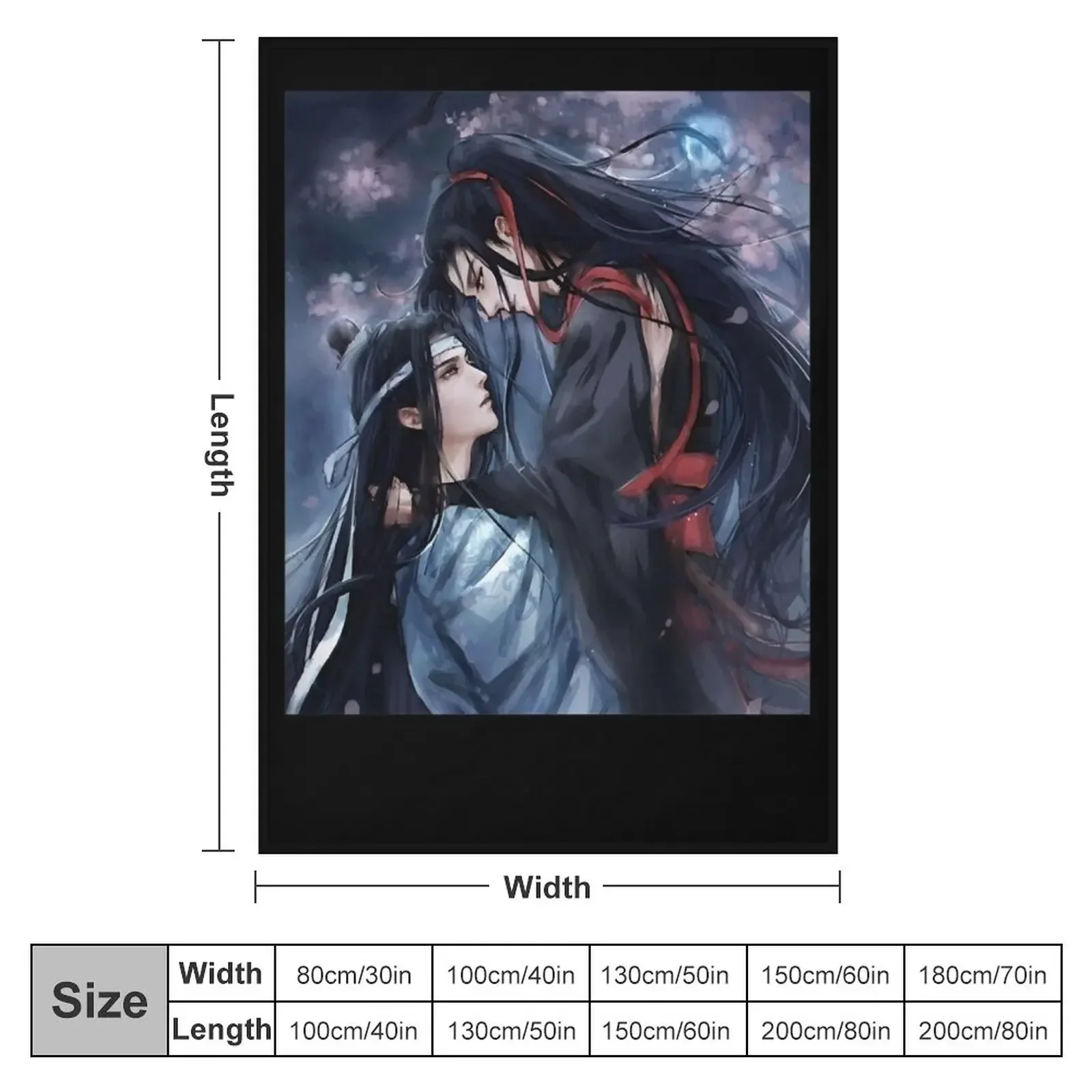 Mens My Favorite Mo Dao Zu Shi Gift For Birthday Throw Blanket warm winter Sofa Throw Blankets