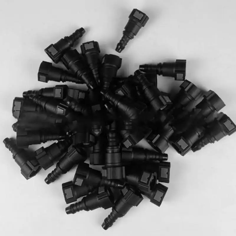 1 Set ID8 7.89 Gasoline Diesel Oil Pipe Pump Rubber Car Fuel Quick Release Hose Connector Rubber Fitting Car Accessories Tools