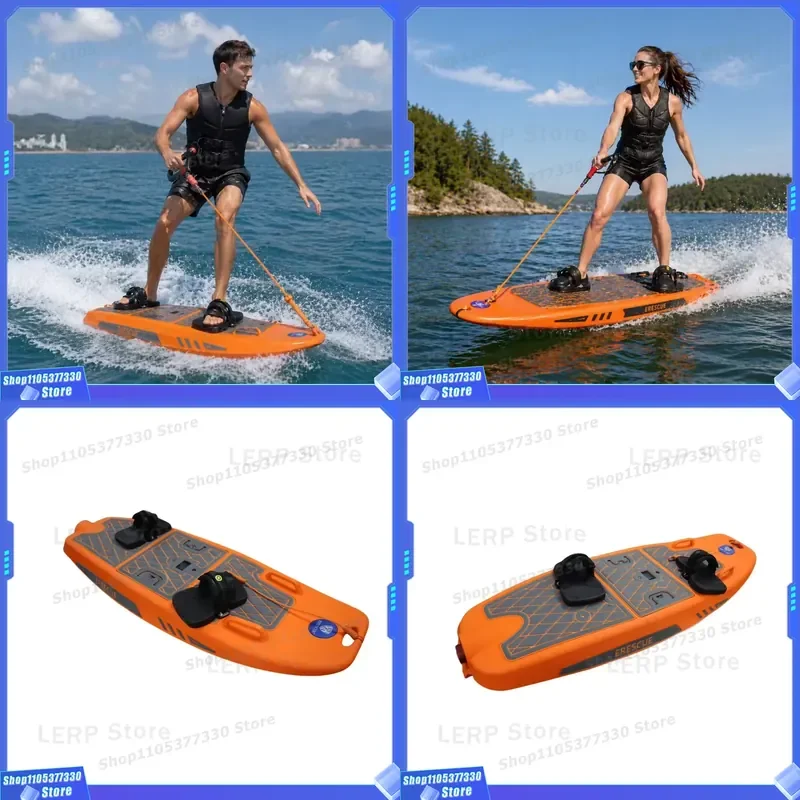 Professional Electric Rescue Surfboard with 100kg Loading 10KW Power 40km/h Speed 60min Long Endurance for Water Safety Work