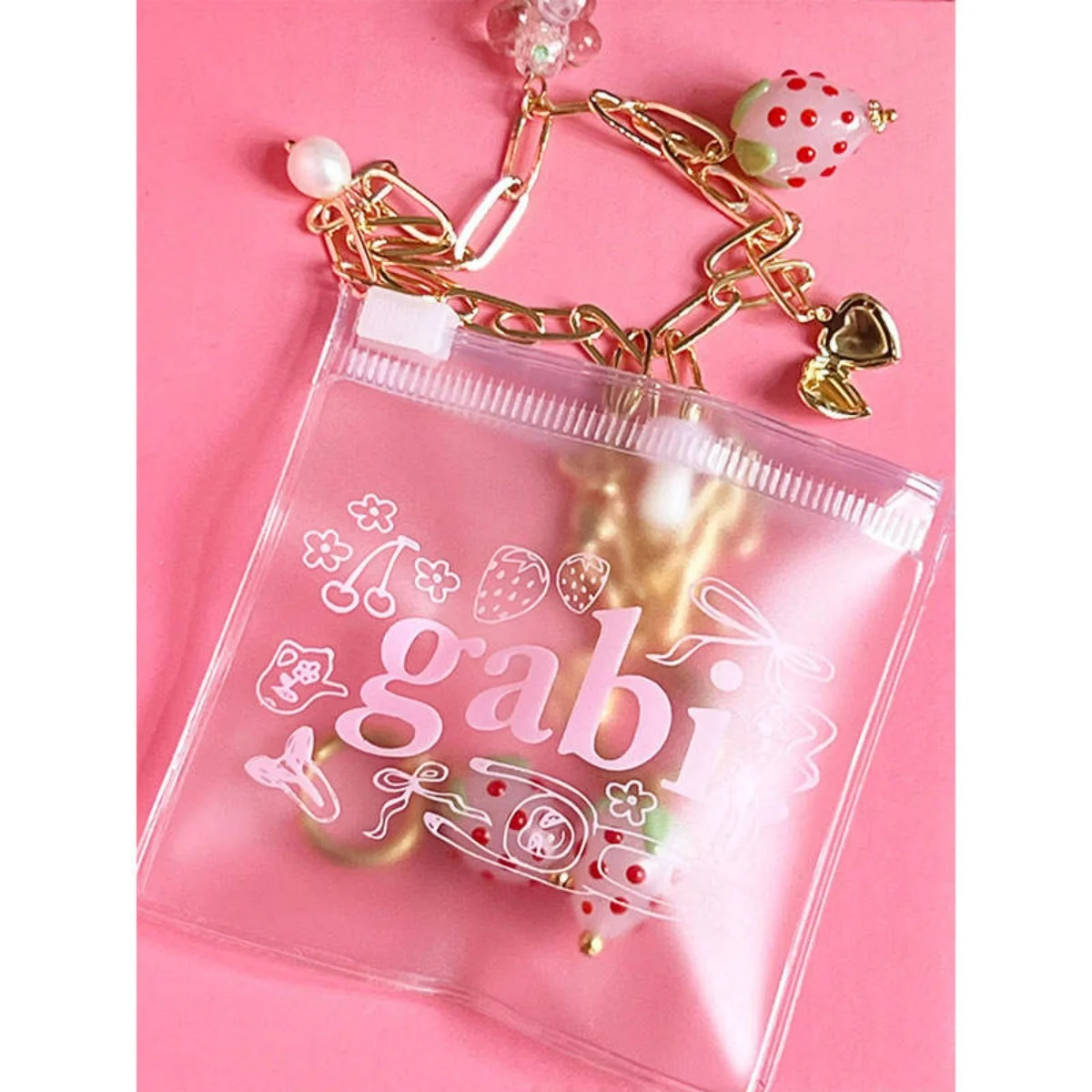 

100pcs Custom Print Logo Plastic Ziplock Pouch Zip Lock Pvc Small Square Frosted Zipper Bag 6Cm for Earring Necklace Jewelry Pac