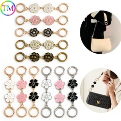 Enamel Flower Shape Purse Extender Chain Extension Chains Bag Strap Extender Replacement Charms for Cross Body Bag Handbags