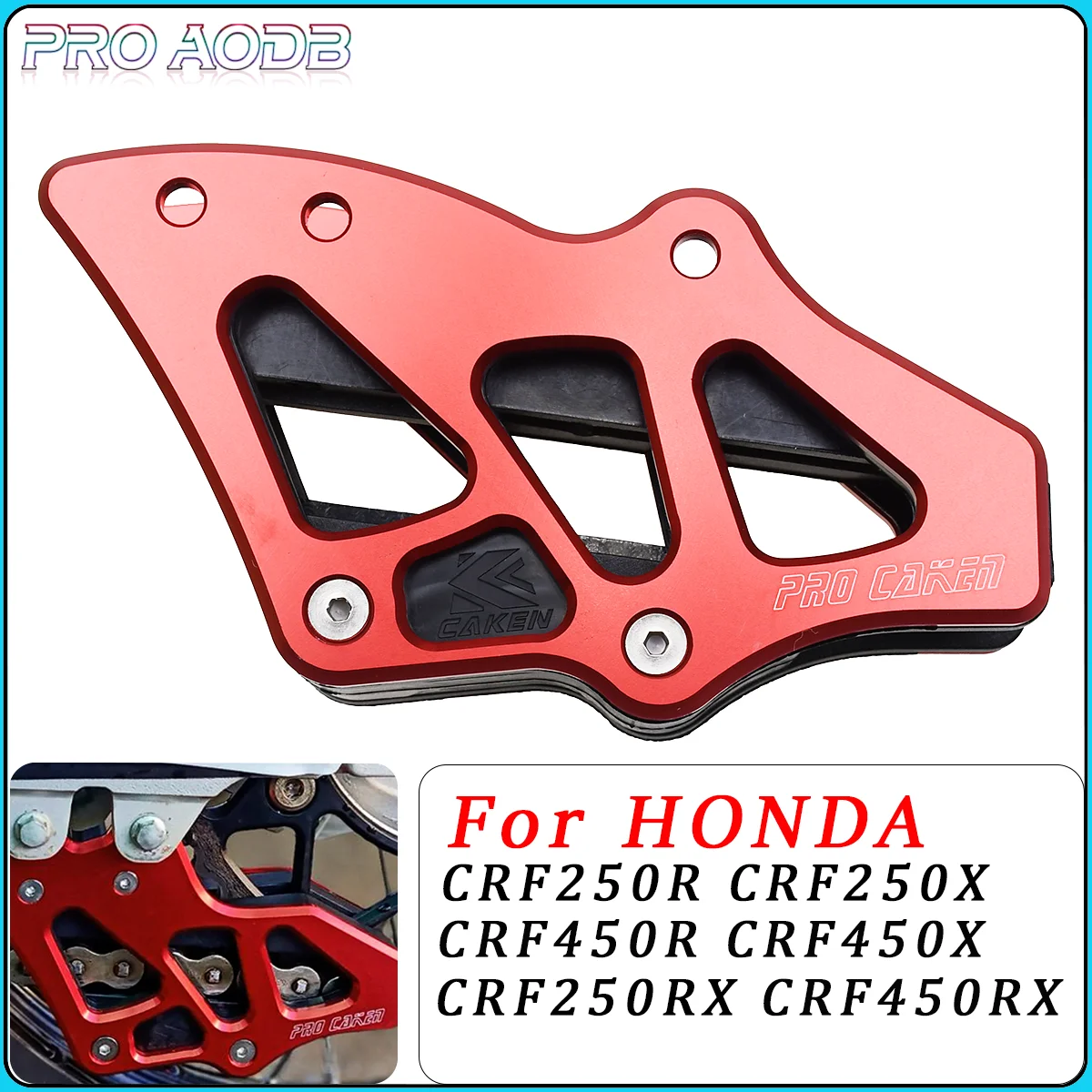 

Motorcycle CNC Aluminium alloy Chain Guide Cover Guard Protector For HONDA CRF250R 450R 250X 450X 250RX 450RX 450L Dirt Bike