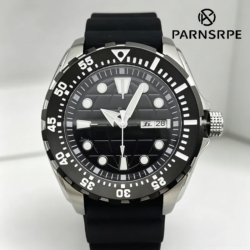 

New Men's Automatic Watch 44mm NH36 Caliber Luminous C3 Dial Sapphire Crystal Water Resistant 5BAR Modern Daily Use