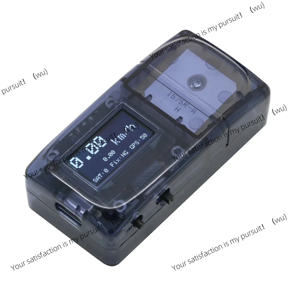 GPS Speedometer for RC Drone Model, Built-in Lithium Battery, Speed Meter Gauge for RC Car Boat Toys, Digital Display