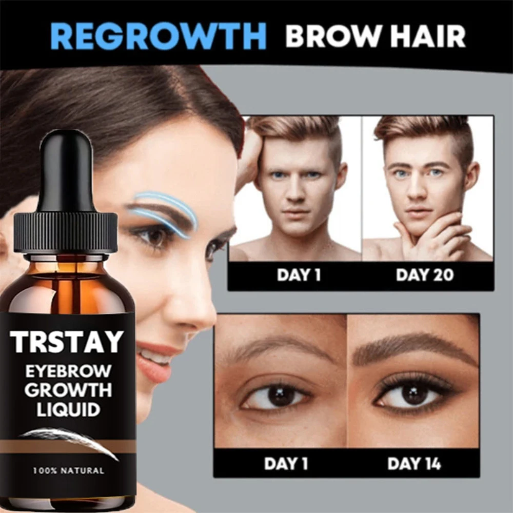 

eyebrow growth liquid10ml Eyebrow growth fluid Beard growth essence rapid growth pampakapal ng kilay