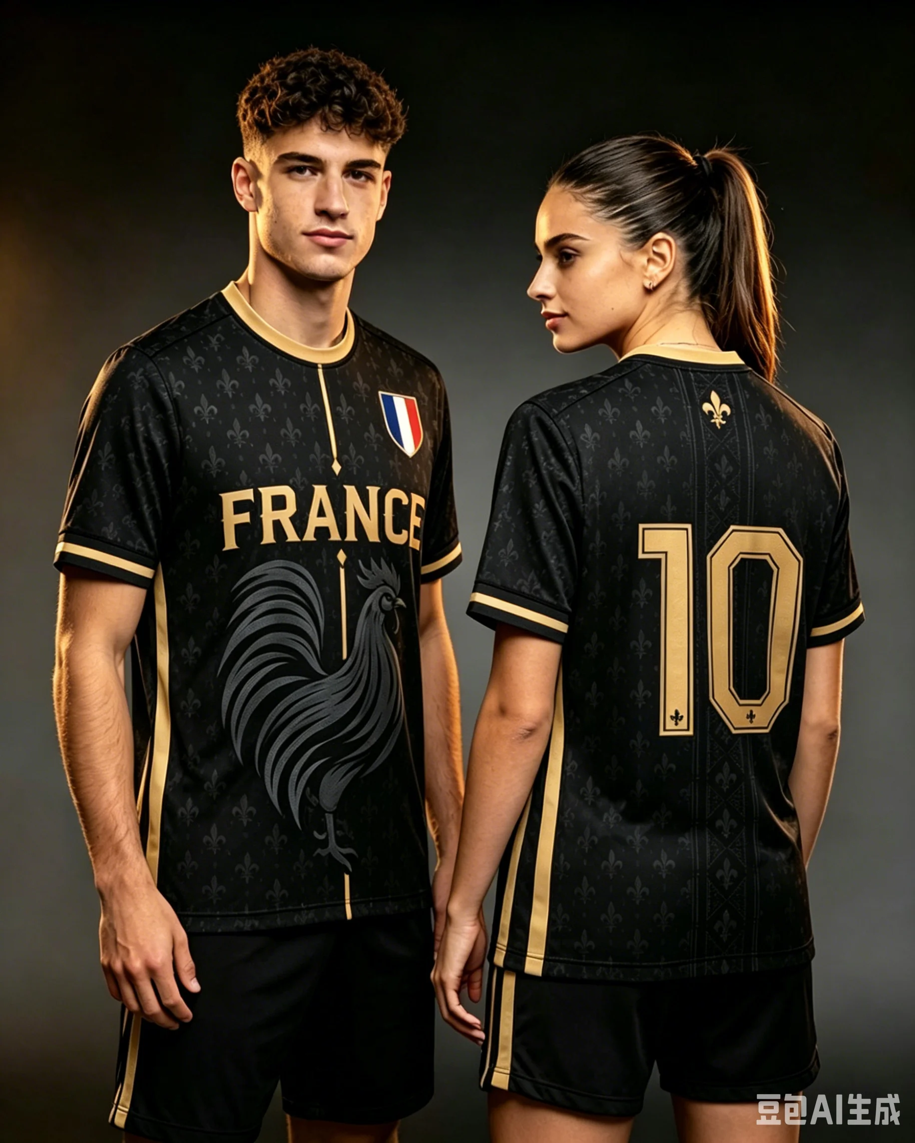 2026 French fan's No. 10 jersey, summer sports men's moisture-wicking T-shirt, children's clothing, Y2K style women's T-shirt