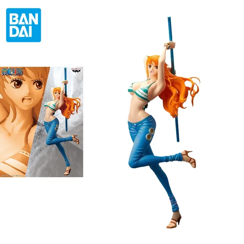 

Bandai Original One Piece Anime Figure LADY FIGHT Nami Combat Form Action Figure Toys for Kids Gift Collectible Model Ornaments