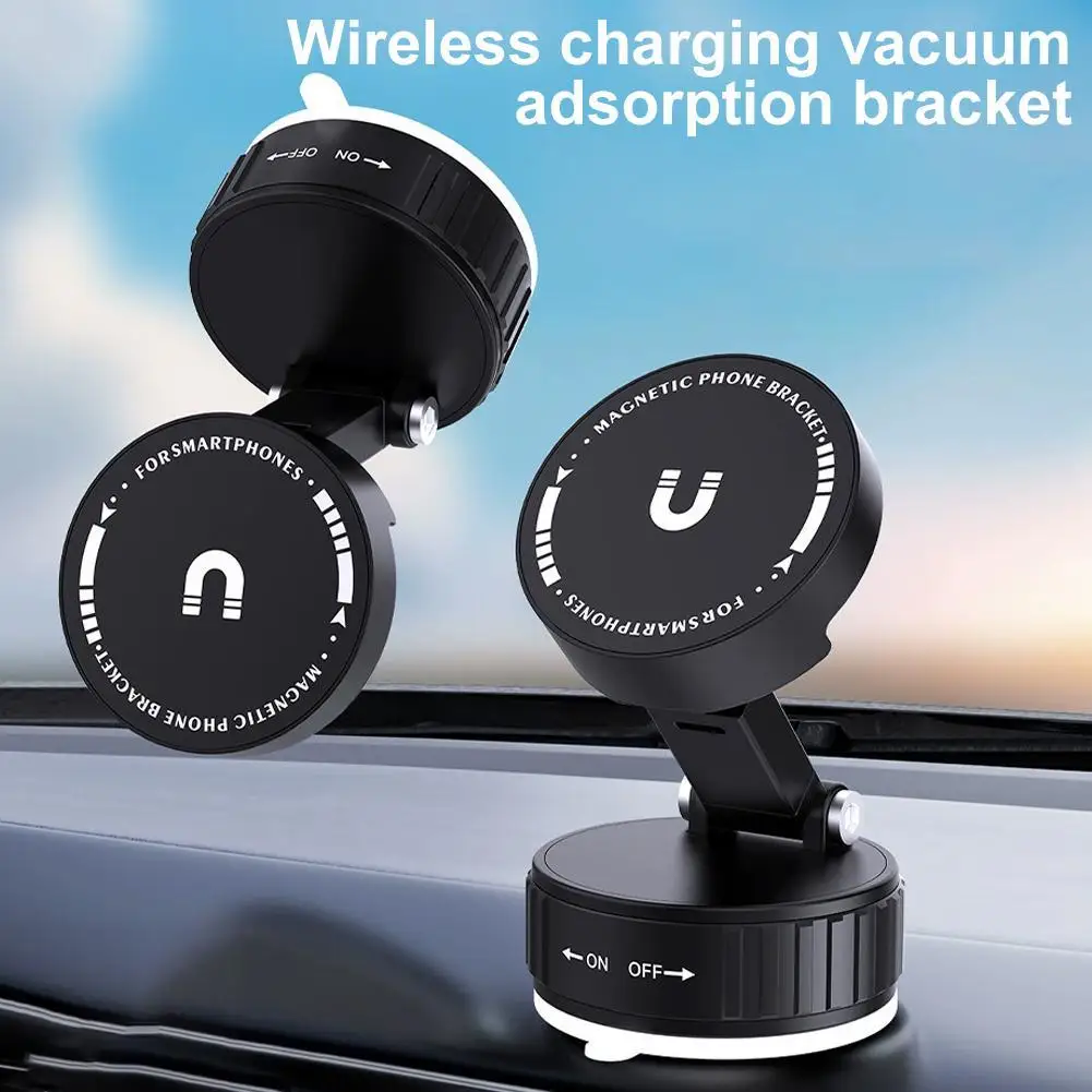 

Vacuum Magnetic Phone Holder 360° Rotatable Foldable Strong Adsorption For Sports Navigation TV Phone Stand ﻿Accesories