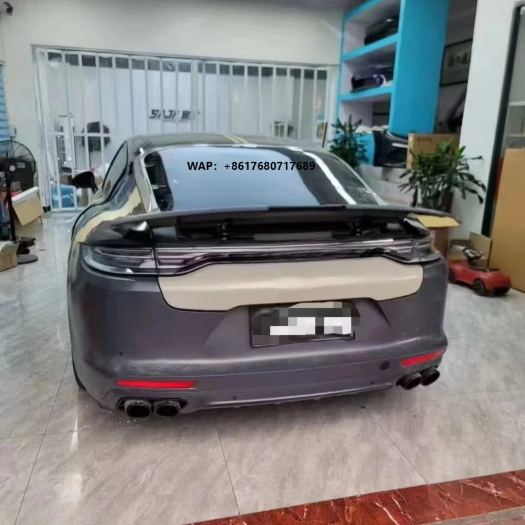 JXY Aftermarket Front and Rear Bumper Kit for Panamera 970 (2009-2016)-Plastic + PP Matte Finish Easy Installation