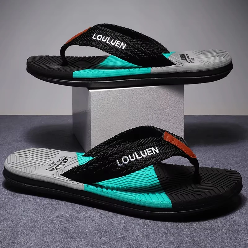 

High Quality Hot Sale Men Flip Flops Summer Beach Fashion Breathable Casual Outdoor Slippers for Men