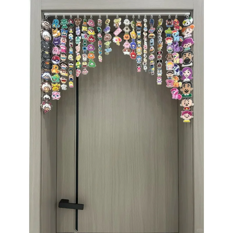 

Finished product storage Ziplock bag Paste track Curtain string curtain Cabinet curtain No punching beaded slide