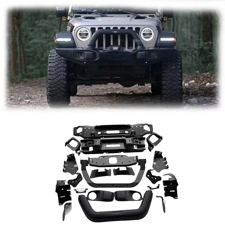 New Style Auto Body System 4x4 Auto Accessories Front Bumper for Jeep Wrangler JL JT