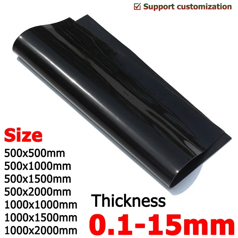 Black Silicone Rubber Sheet High Temp Resistance Food Grade Silica Gel Plate 500x500 500x1000 500x1500 500x2000 1000x1000 2000