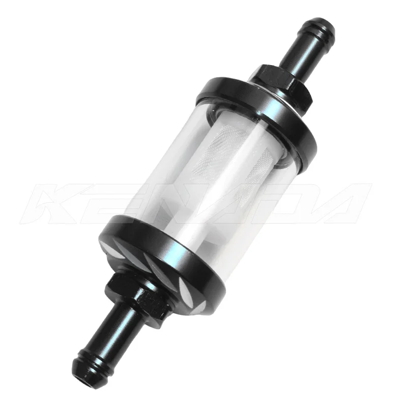 Fuel Pump Assy Performance CNC 8mm Reusable Inline Gas Fuel Filter for Motorcycle ATV GY6 125 150 - view 4