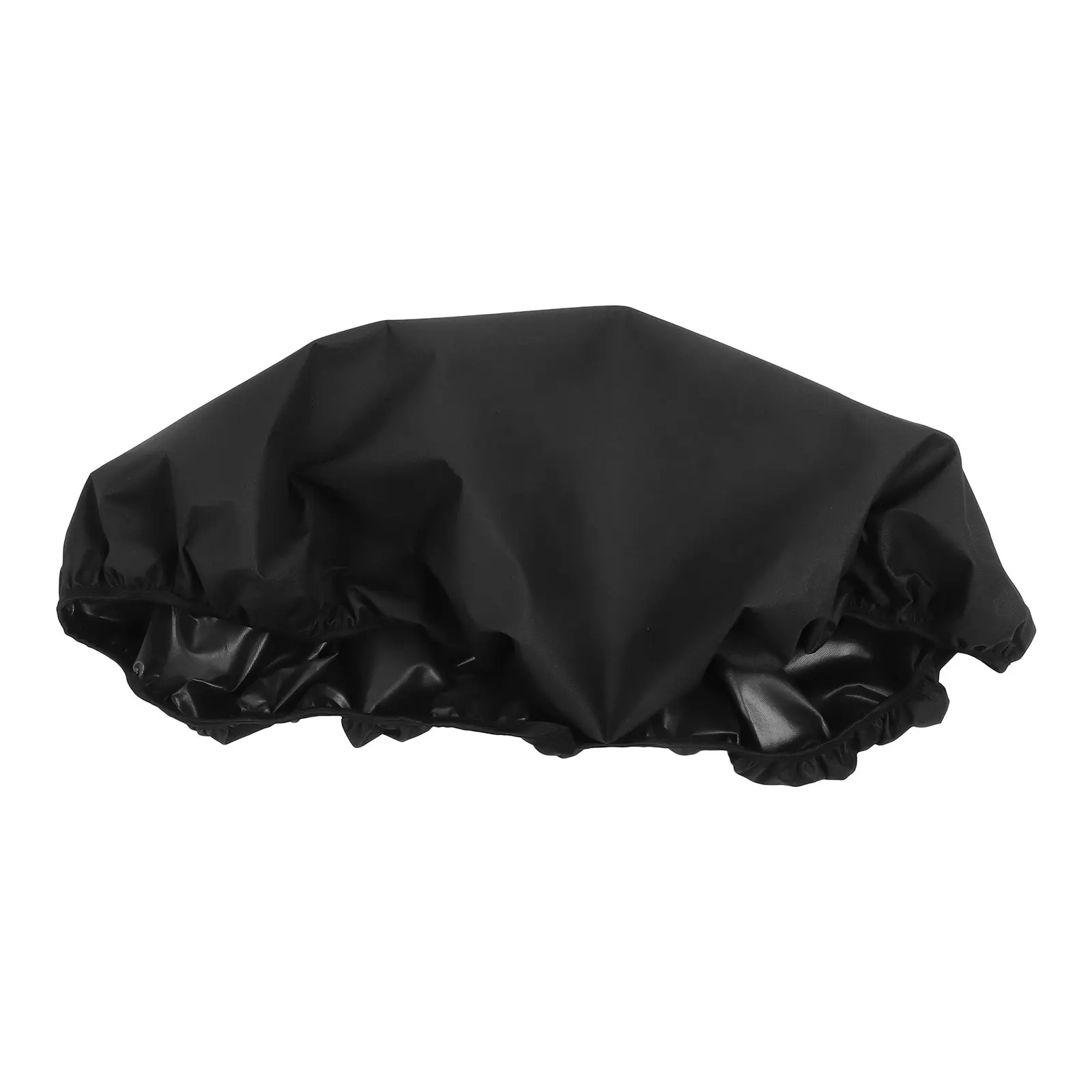 Waterproof Fire Pit Cover Round 40 Inch Heavy Duty 600D Oxford Fabric with Elastic Hem for Outdoor Patio Ground Fire Pits Rain view 3