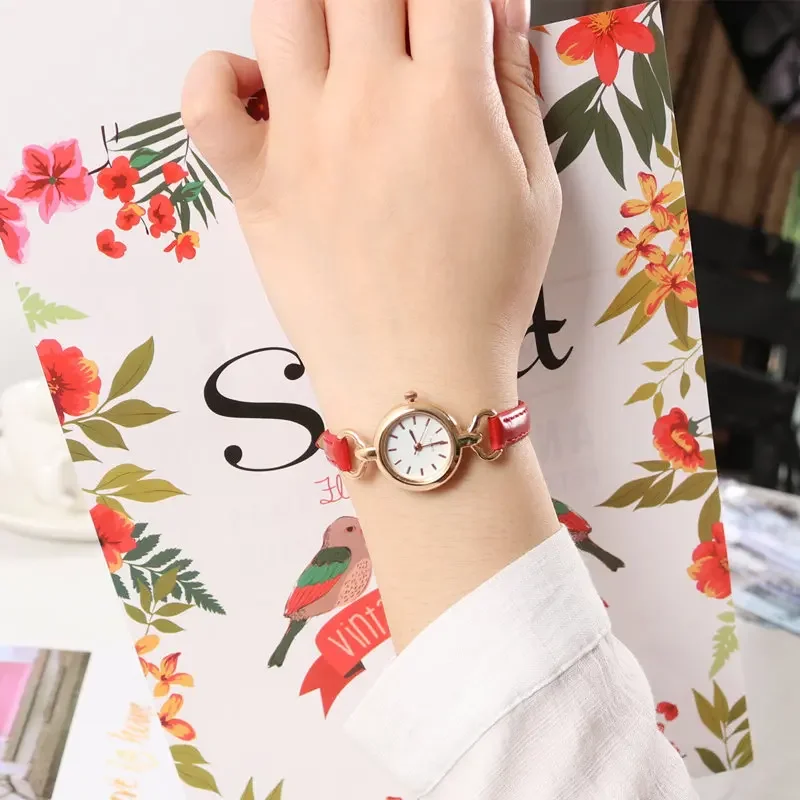 Small Dial Women\'s Watches Simple Quartz Wristwatches Leather Watches Ladies Watch Gift Girls Students Clock Reloj Para Mujer 시계