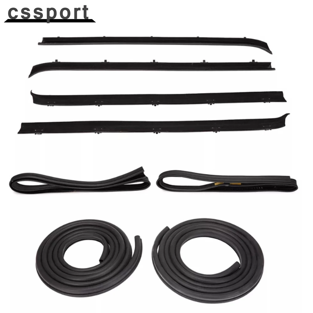 

Для грузовика Chevy, передняя дверь, окно, бег, фетровые уплотнители, комплект уплотнений, новый комплект